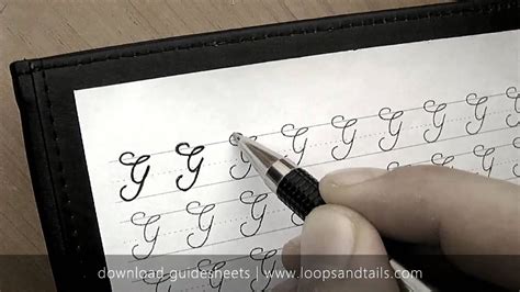 How do you do a capital G in cursive and the art of writing captivating stories