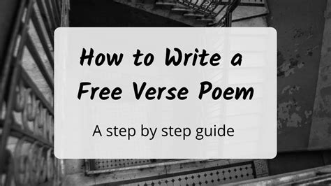 How to Write Free Verse Poetry: Unlocking the Artistic Freedom