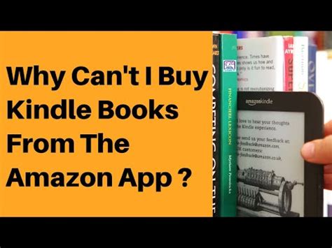 Why Can't I Buy Books on Kindle: A Multi-Layered Exploration